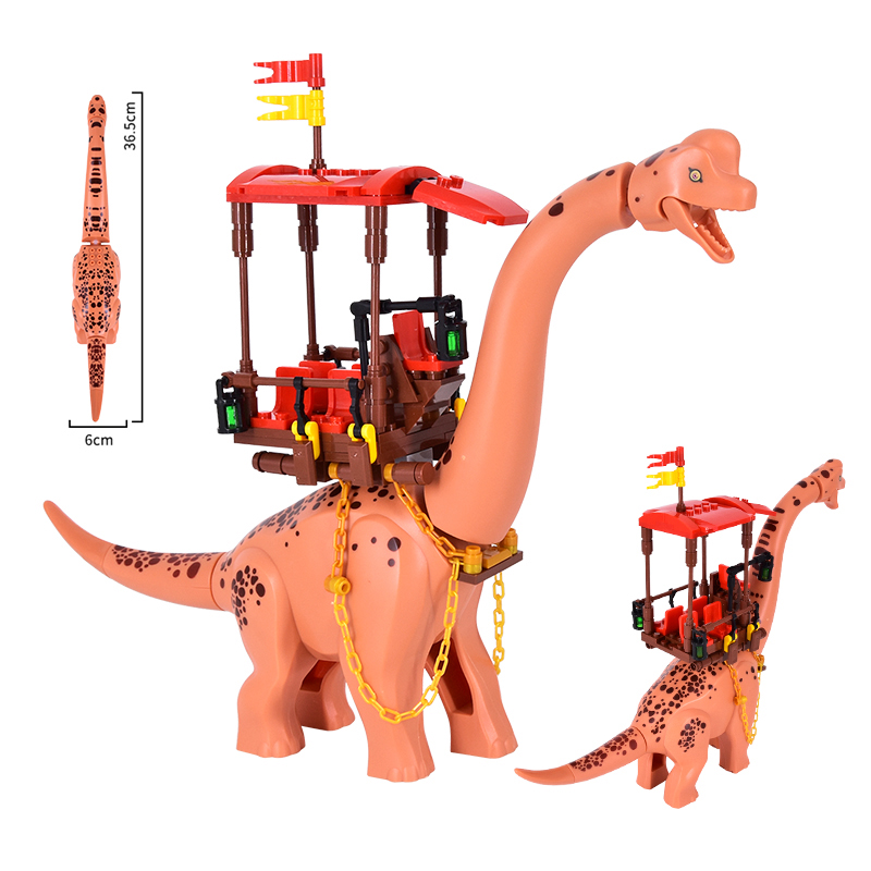 Model Kit Jurassic Park - Moc Jurassic Dino Brachiosaurus Mount World