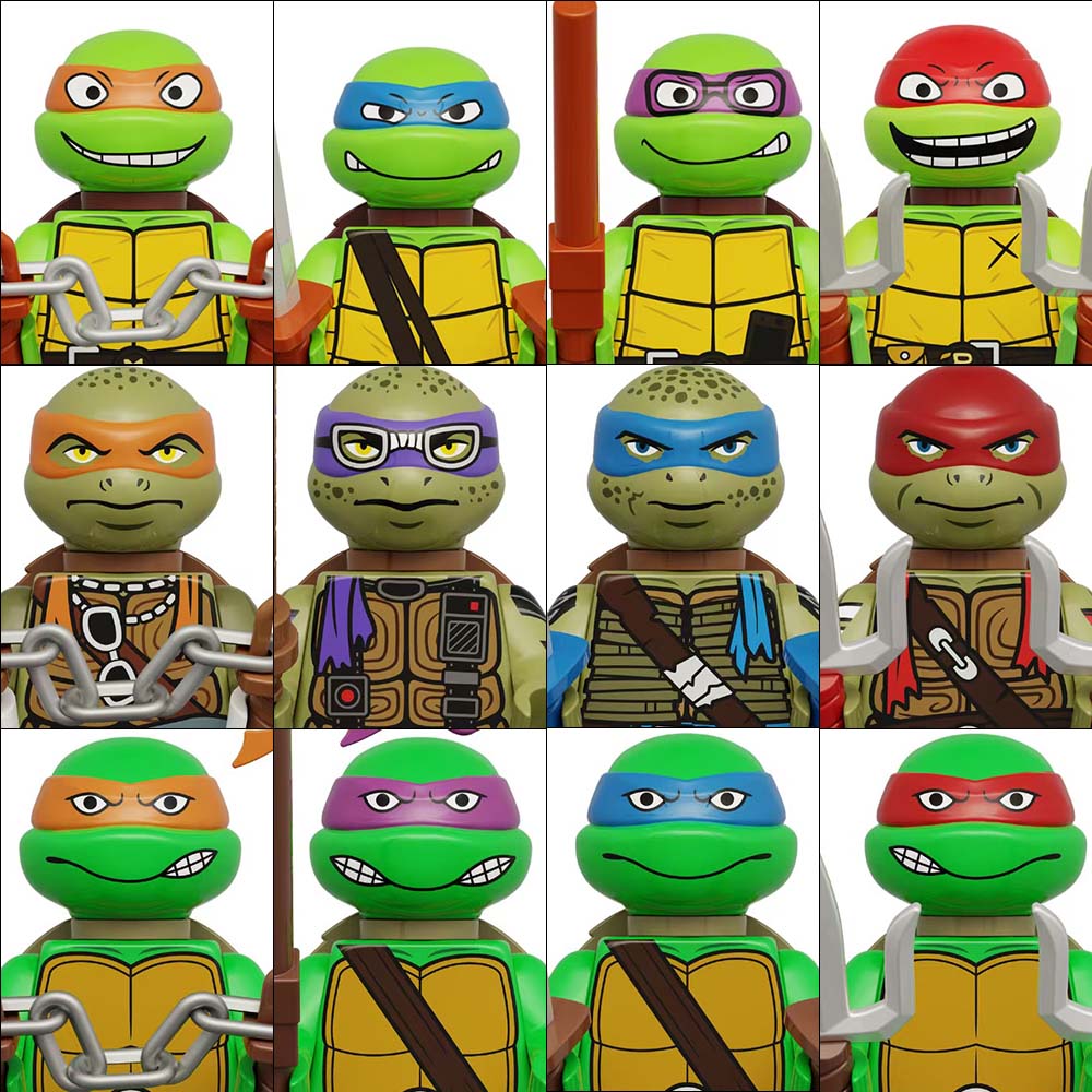 Model Kit Ninja - 4 stuks 8 stuks Turtle Movie
