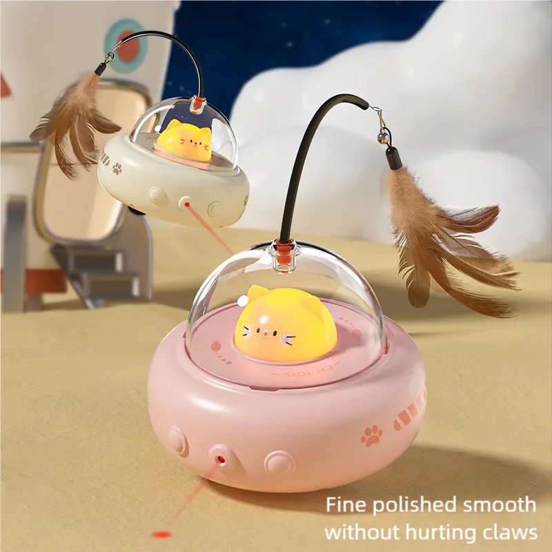 Model Kit Ufo - Elektrische UFO Smart Teaser katten speeltje