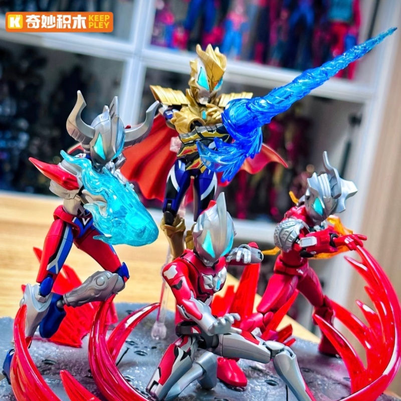 Model Kit Zero Megaman - Originele Keeppley Ultraman Zero Unlimited Versie