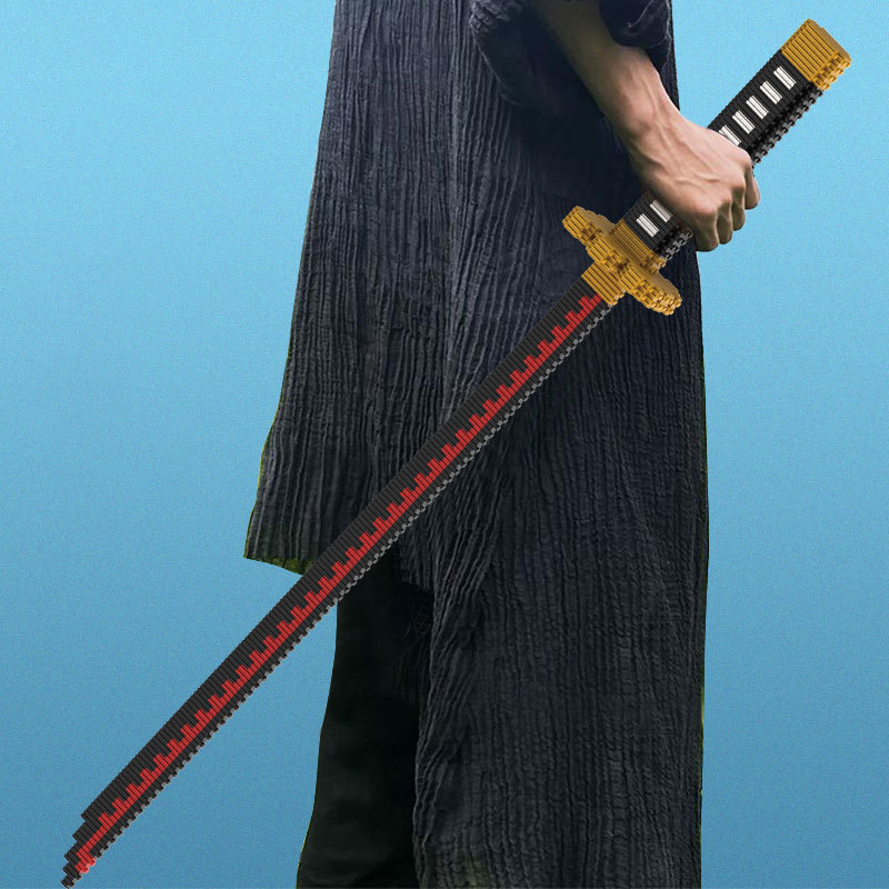 Model Kit Ninja - Anime Nichirin Zwaard Bouwstenen Samurai Katana