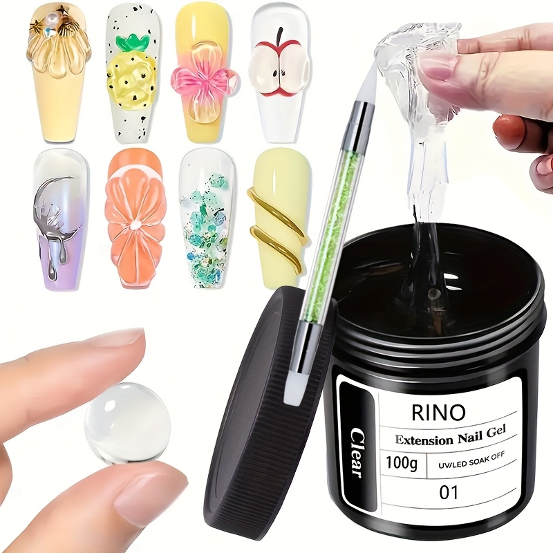 Model Kit Glue - 100g Transparante Anti-aanbak Handverlengende Nagellak met