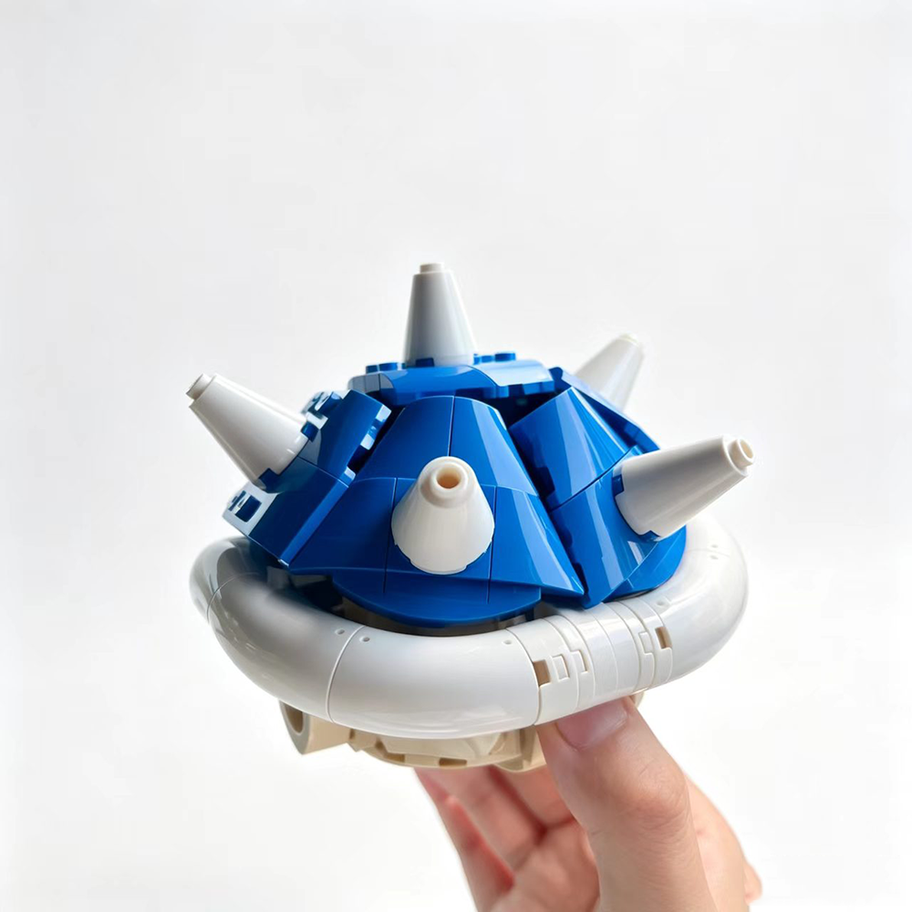 Model Kit Ikaruga - 234-delige set bouwstenen met puntige schelpdieren