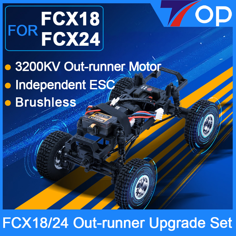 Model Kit Runner Organizer - FMS FCX18/24 Upgrade naar Out-runner Borstelloze