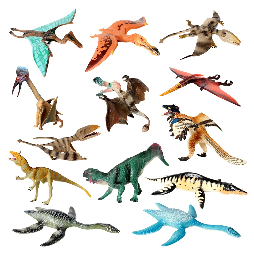 Model Kit Jurassic Park - Kinderen Dinosaurussen Speelgoed Brachiosaurus Mosasaurus Pterosaur