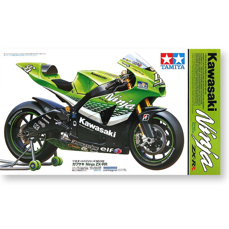 Model Kit Ninja - Tamiya 14109 statisch geassembleerd automodel 1/12