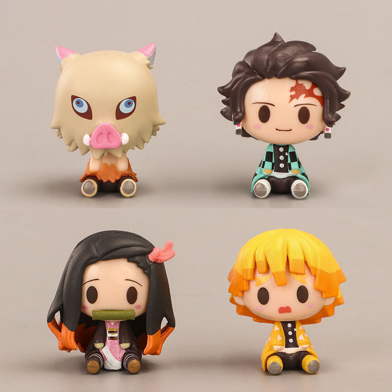 4 Stuks/Set Demon Slayer Kamad - Model Kit Zenitsu recensie en prijs