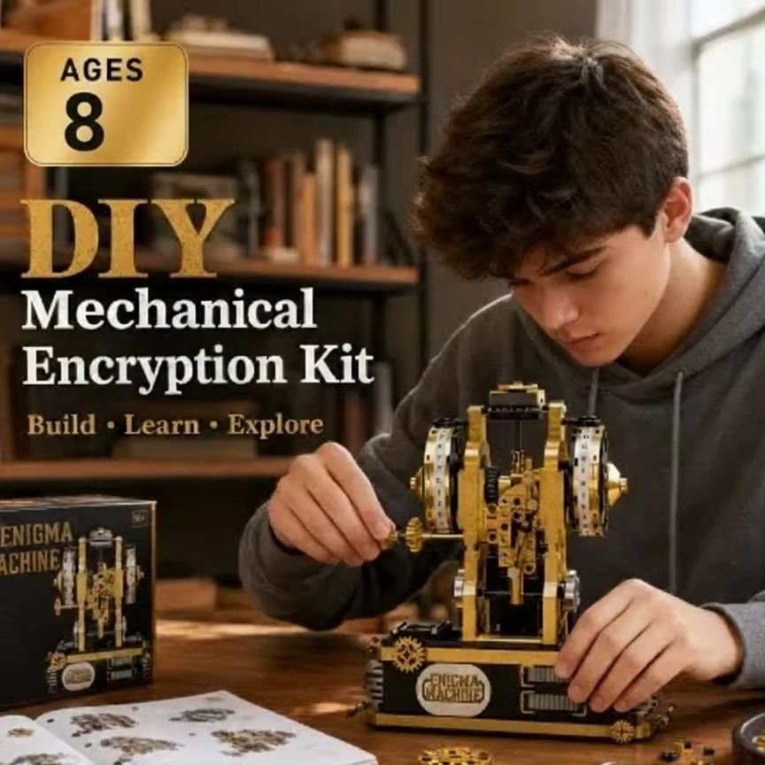 Enigma Machine Bouwstenen Set  - Model Kit Ikaruga recensie en prijs