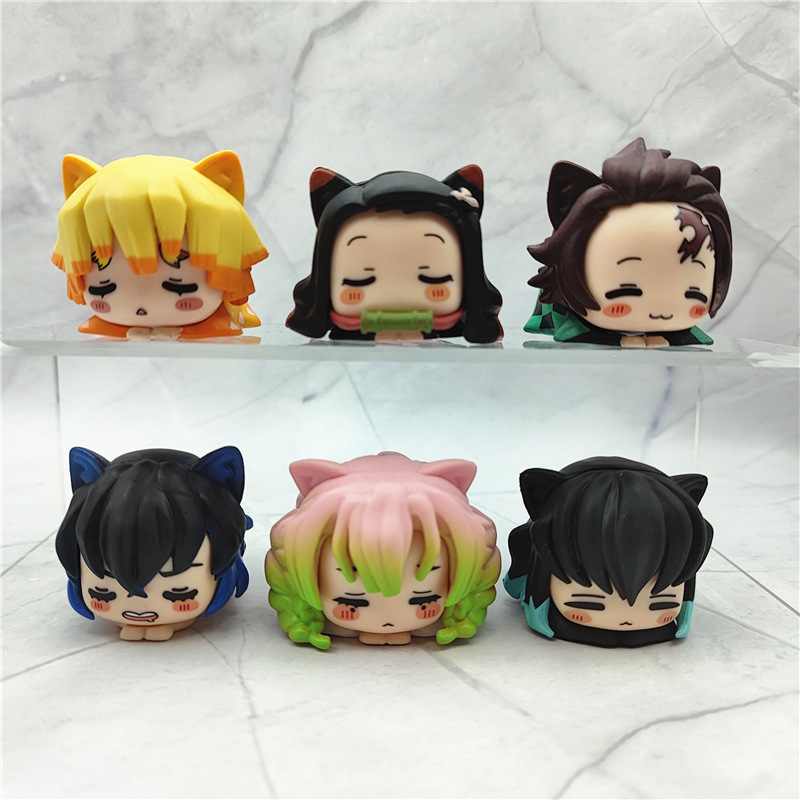 6-delige set Anime Demon Slaye - Model Kit Zenitsu recensie en prijs