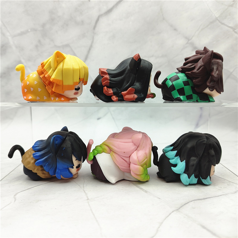 6-delige set Anime Demon Slaye - Model Kit Zenitsu recensie en prijs