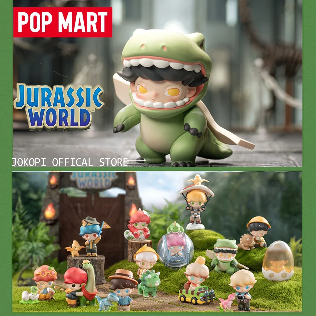 POP MART Dimoo Jurassic World  - Model Kit Jurassic Park recensie en prijs