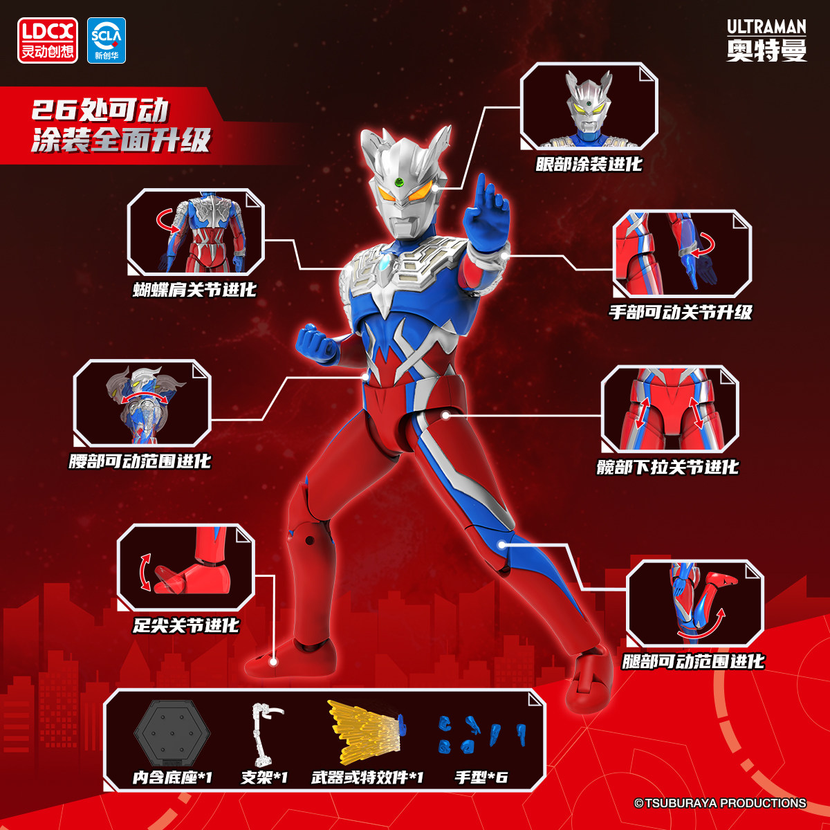 Originele Ldcx Ultraman Action - Model Kit Zero Megaman recensie en prijs