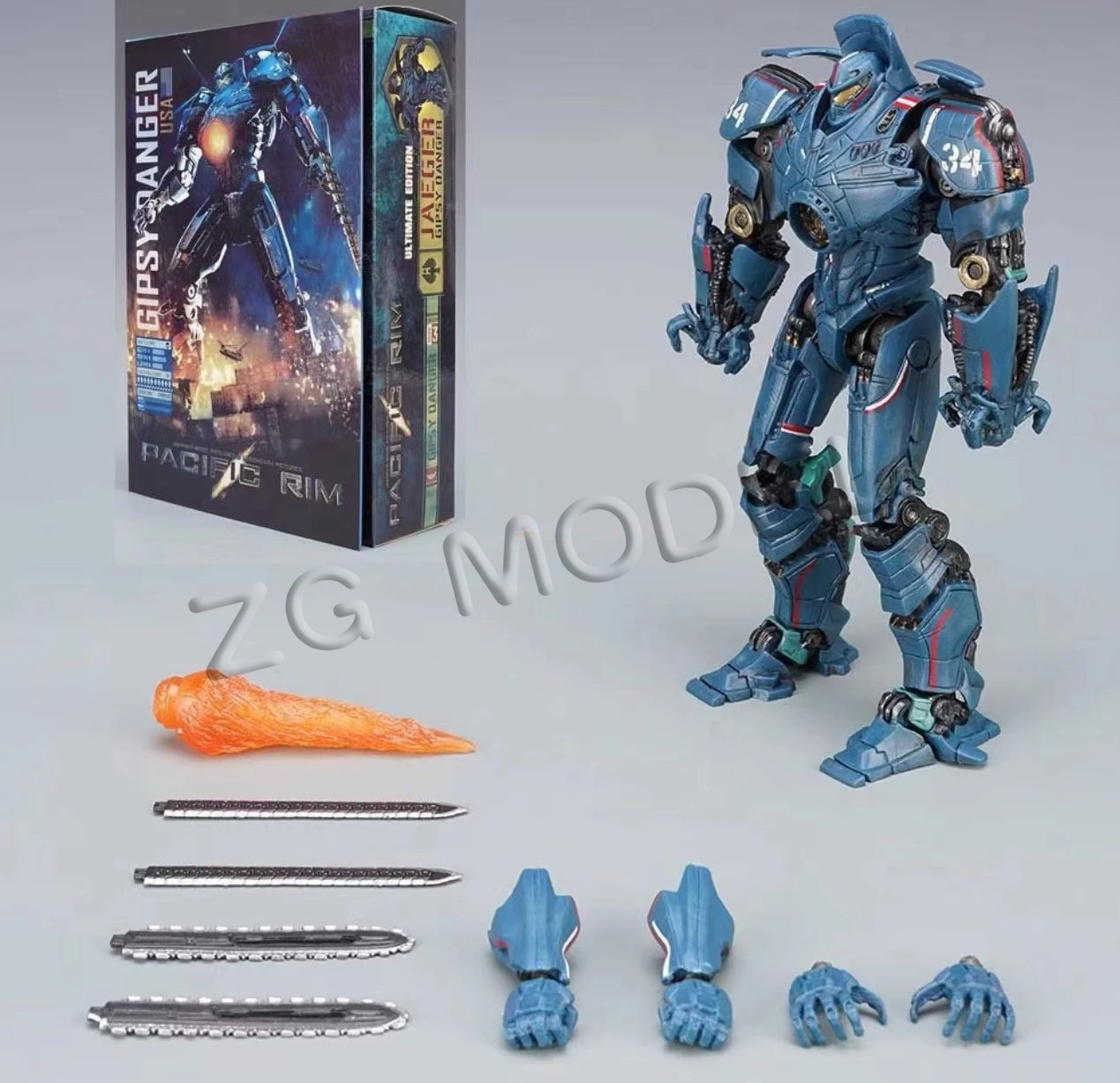 NU Light 20CM Emit NECA Figuur - Model Kit Pacific Rim recensie en prijs
