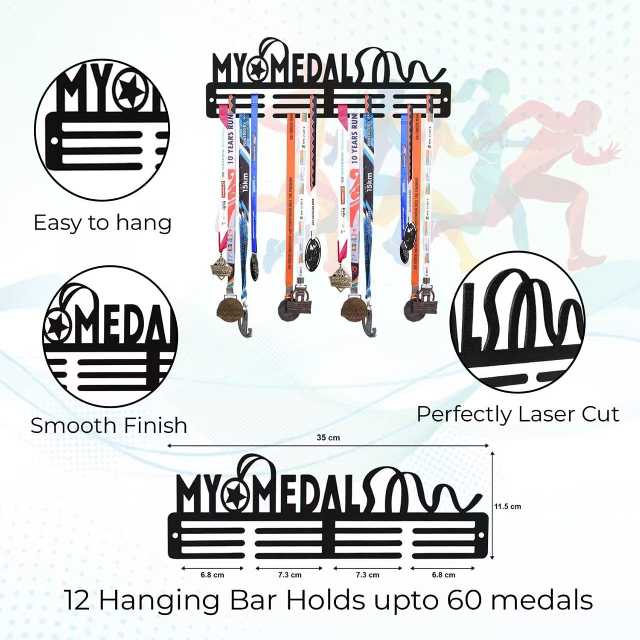 Medaille Display Plank Award L - Model Kit Runner Organizer recensie en prijs