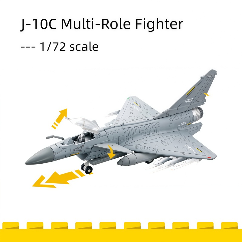 1/72 Militaire Serie J-10C Mul - Model Kit Glue recensie en prijs