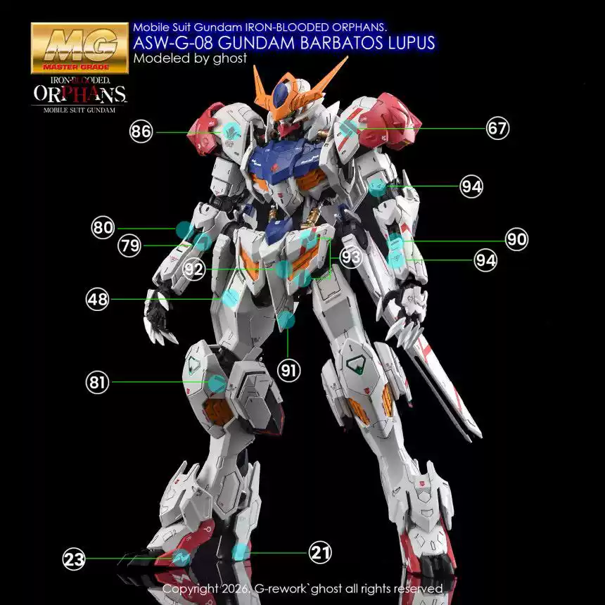 YAN Hoge Precisie Fluoresceren - Model Kit Gundam Barbatos recensie en prijs