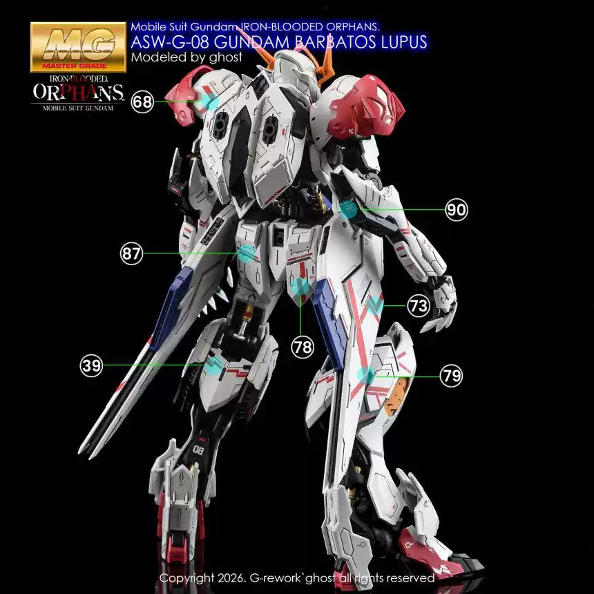 YAN Hoge Precisie Fluoresceren - Model Kit Gundam Barbatos recensie en prijs